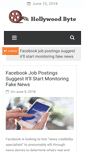 Mobile Screenshot of hollywoodbyte.com