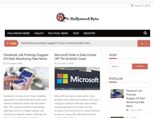 Tablet Screenshot of hollywoodbyte.com